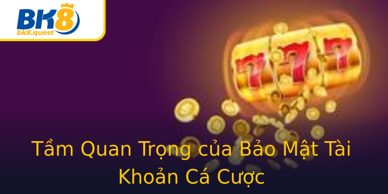 Tầm Quan Trọng của Bảo Mật Tài Khoản Cá Cược Tầm Quan Trọng của Bảo Mật Tài Khoản Cá Cược